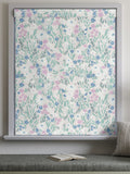 Purple Gouache floral roman blinds 640x640mm (British brand)