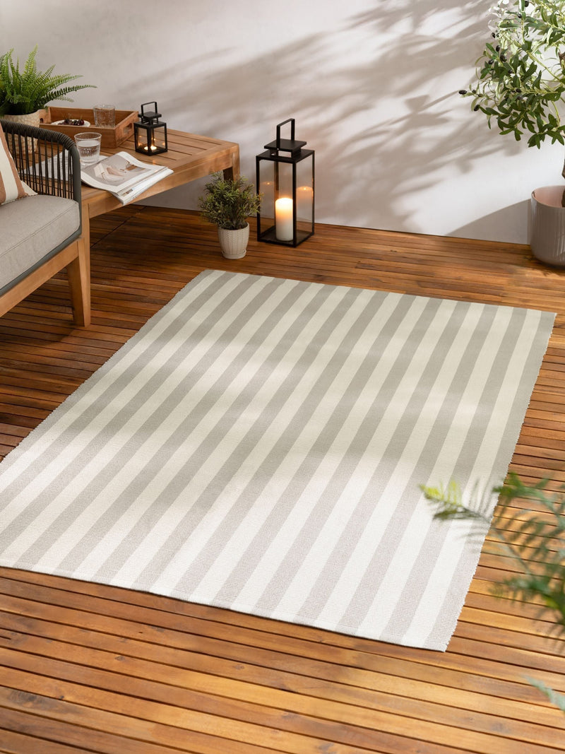 Yard Natural Hayle Stripe Outdoor Rug