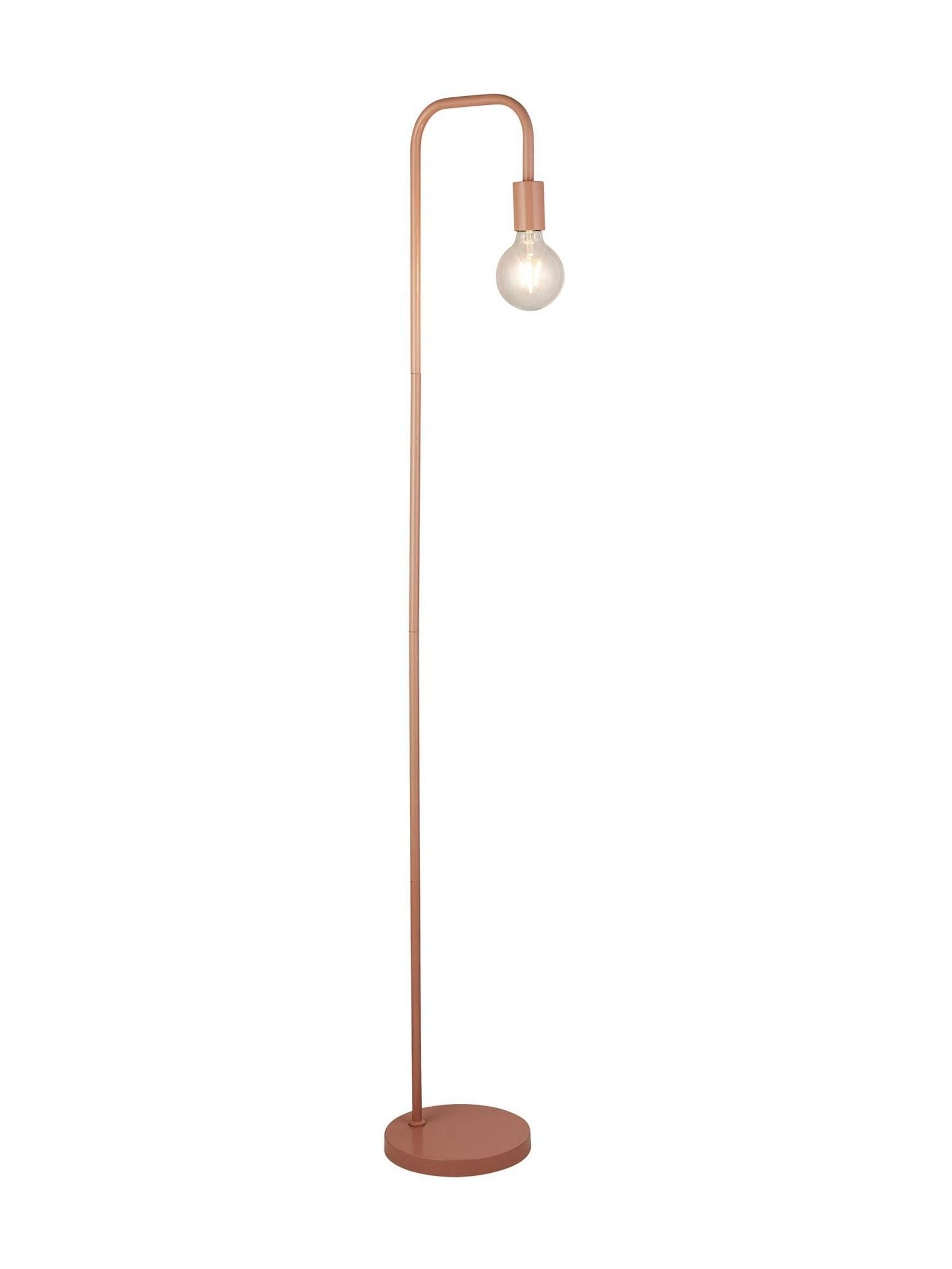 Searchlight matt pink floor lamp 155cm, imported from the UK