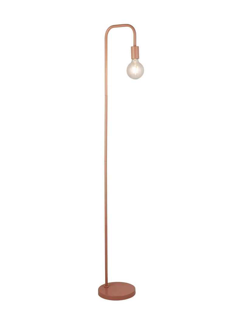 Searchlight matt pink floor lamp 155cm, imported from the UK