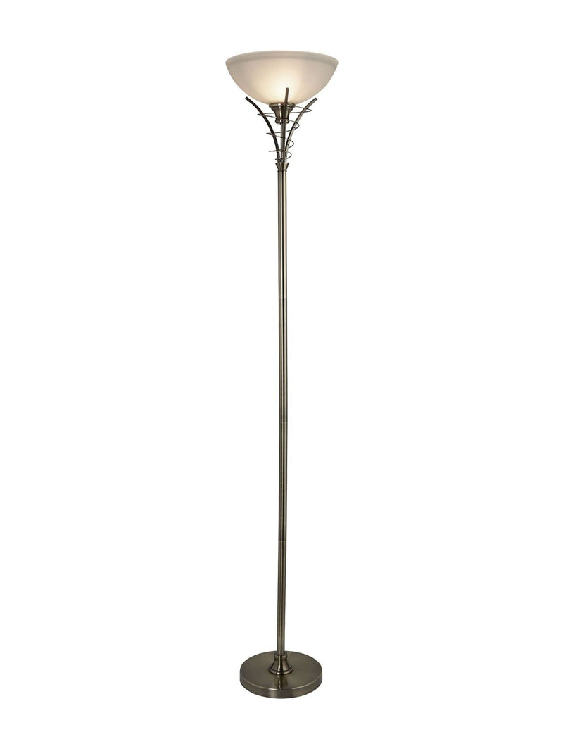 Searchlight Carriden acid glass floor lamp, imported from the UK