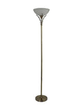 Searchlight Carriden acid glass floor lamp, imported from the UK