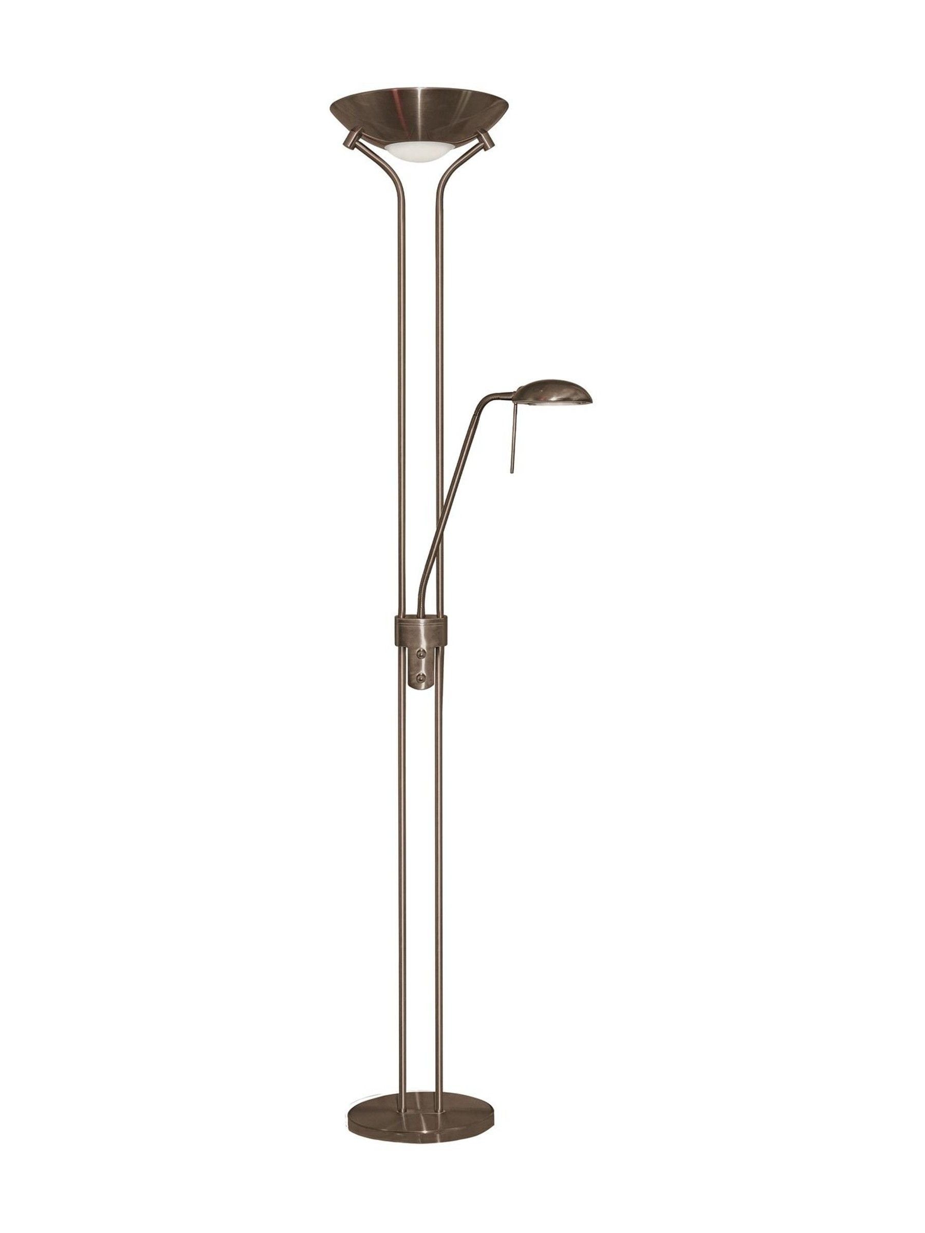Searchlight antique brass floor lamp 180cm, imported from the UK