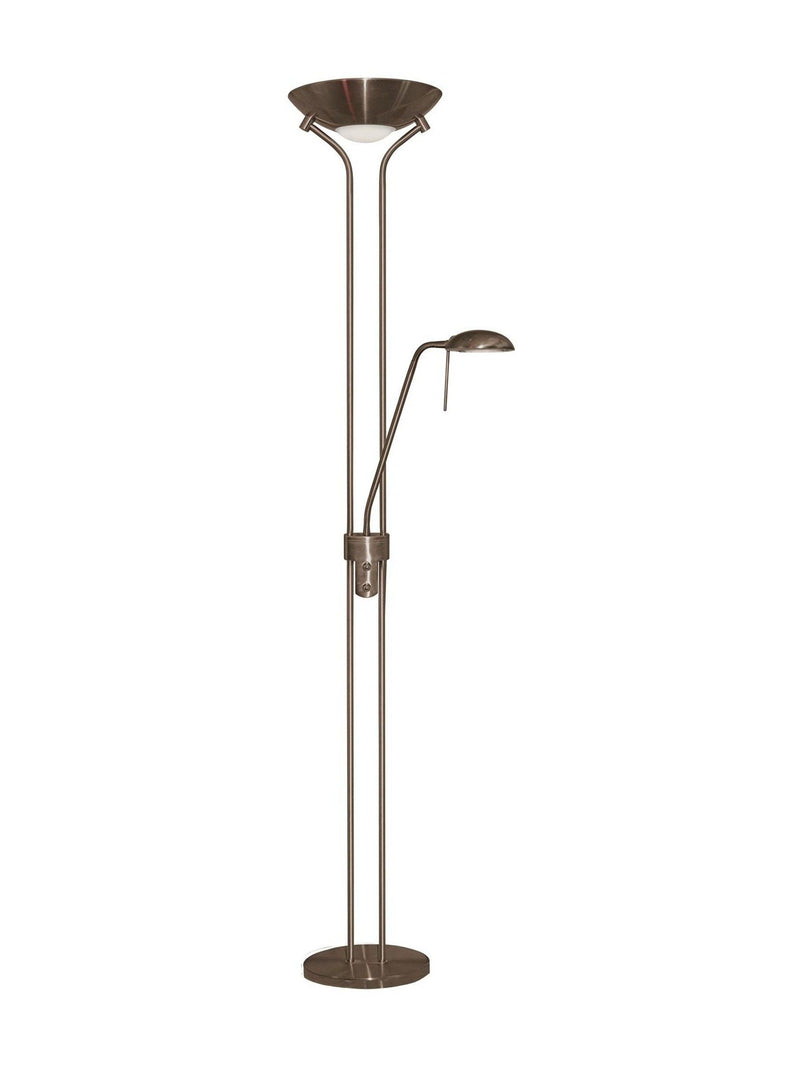 Searchlight antique brass floor lamp 180cm, imported from the UK