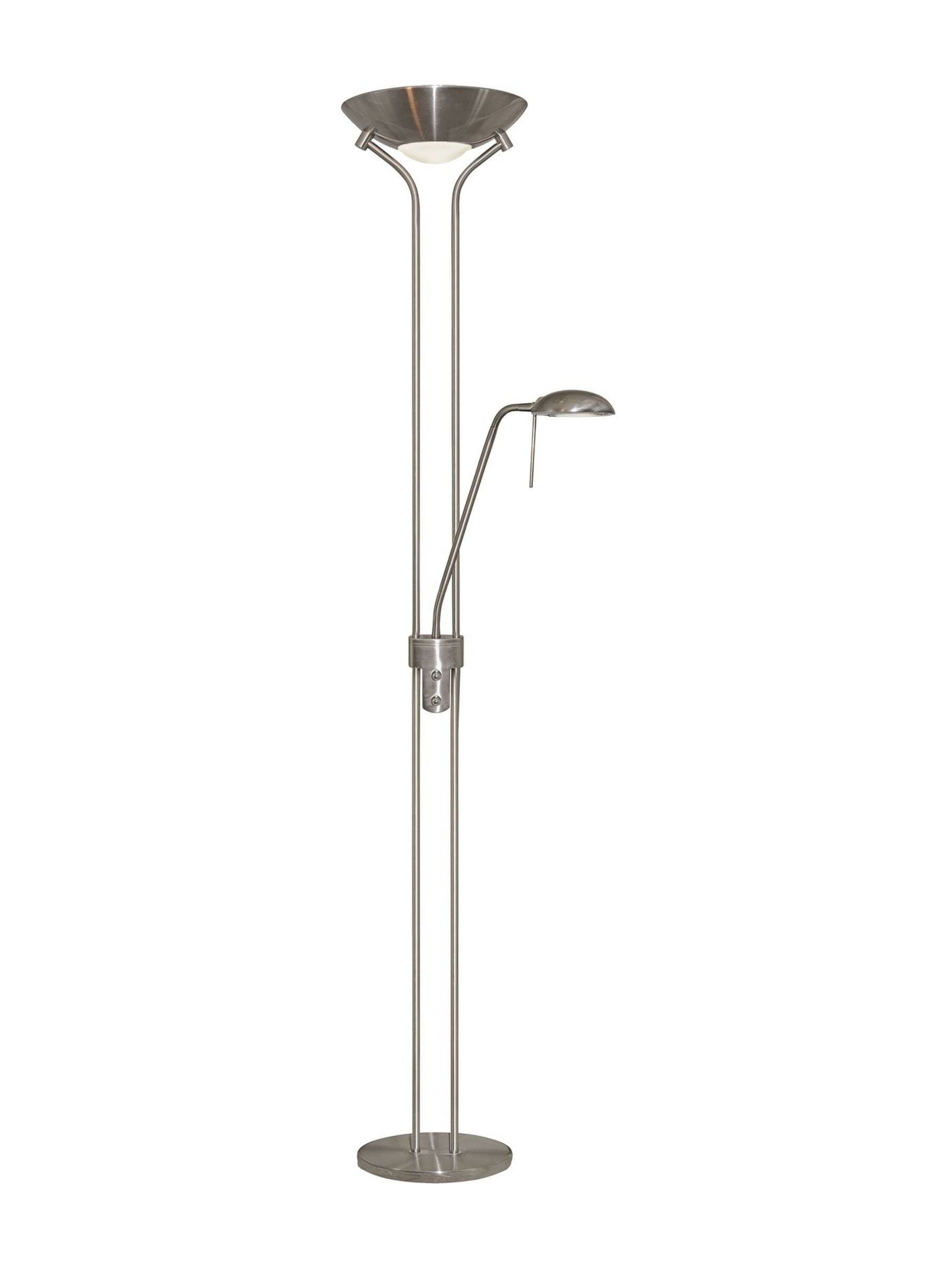 Searchlight Carina Sol floor lamp satin silver - British product