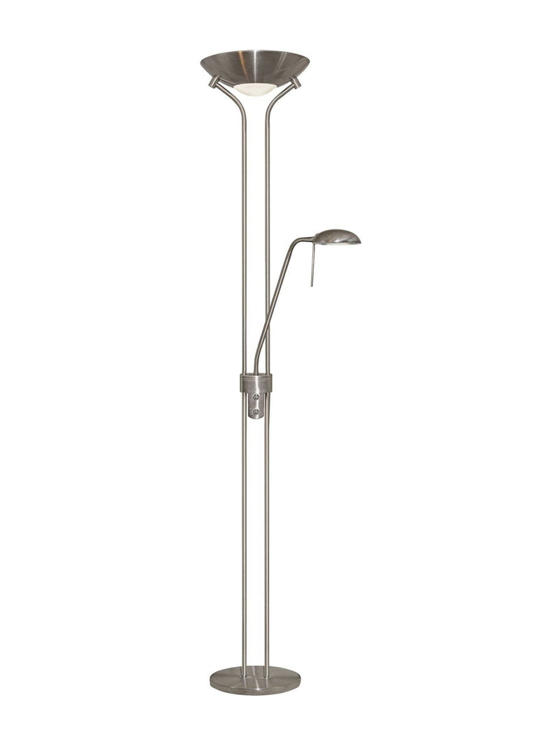 Searchlight Carina Sol floor lamp satin silver - British product