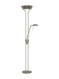 Searchlight Carina Sol floor lamp satin silver - British product