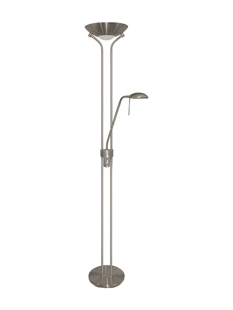 Searchlight Carina Sol floor lamp satin silver - British product