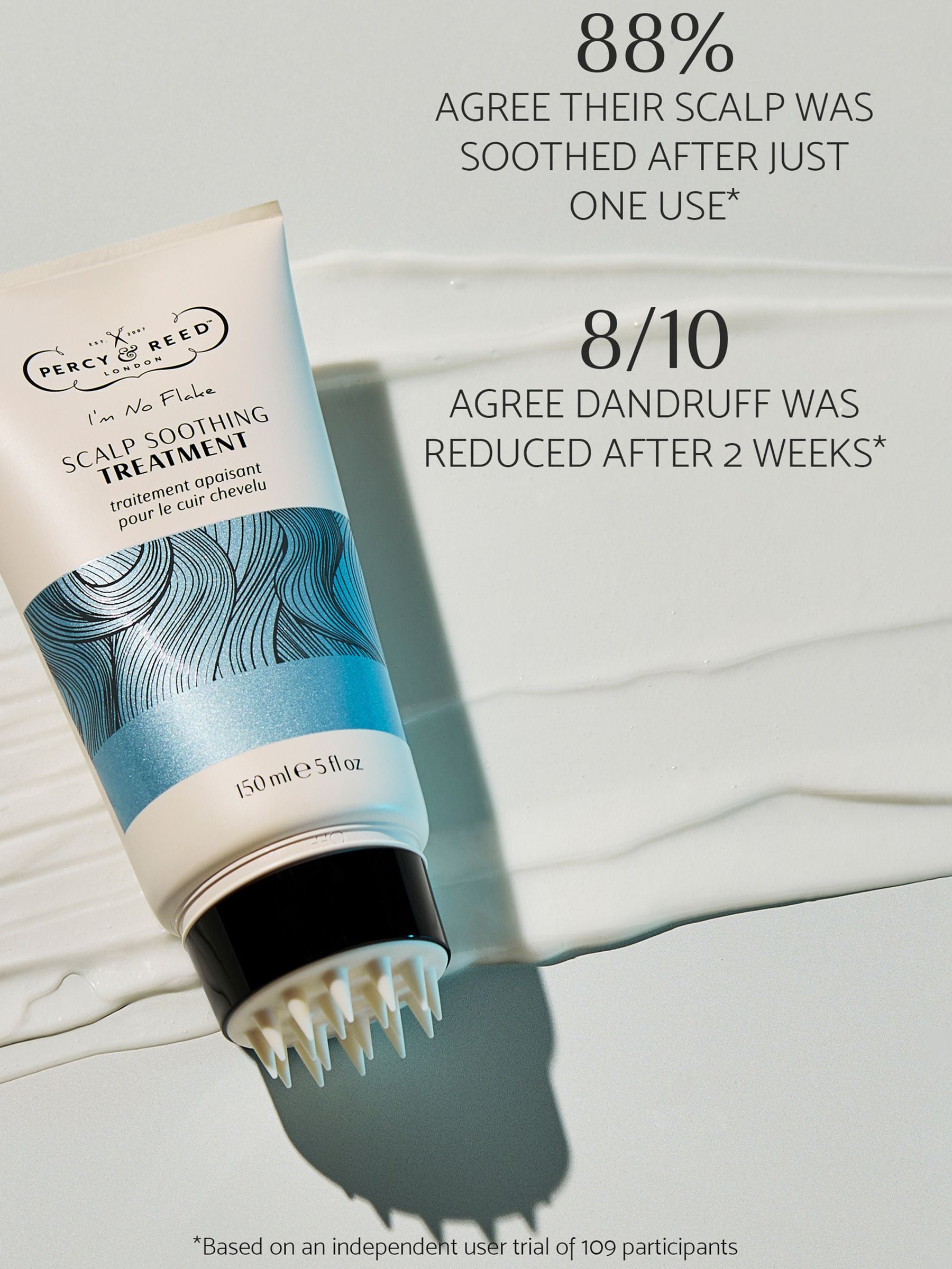 Percy & Reed No Flake scalp treatment 150ml, imported from the UK