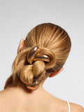 Kitsch medium gold cloud ponytail cuff - British product
