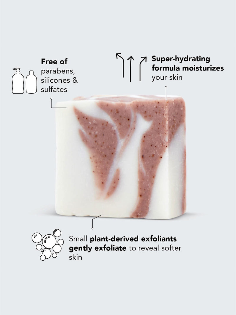 Kitsch shea butter moisturising solid body wash, UK version
