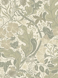 Galerie Green Sommarang floral wallpaper A4 sample - British product