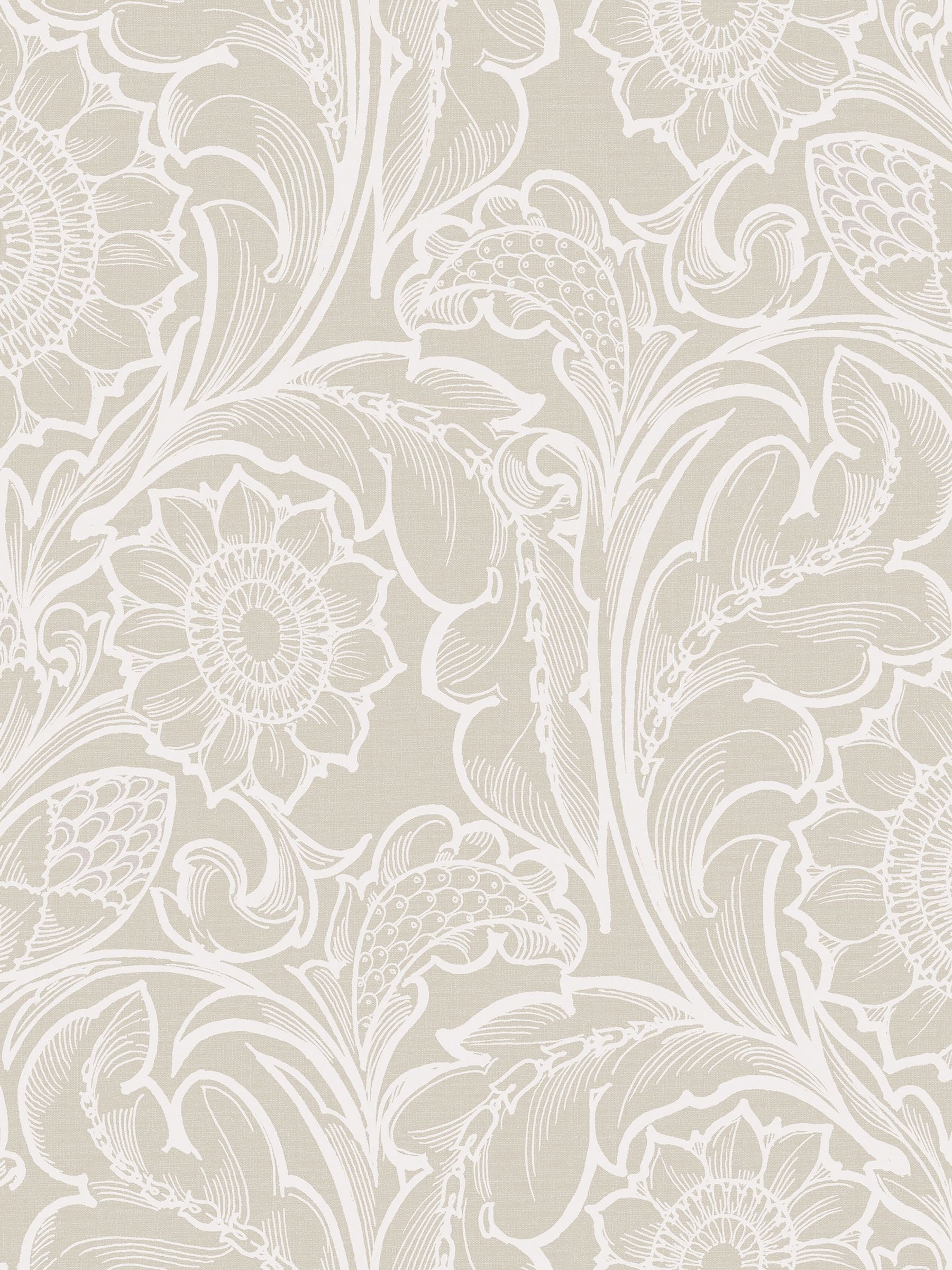 Laurence Llewelyn-Bowen Sunnyside Up floral wallpaper sample A4 (British brand)