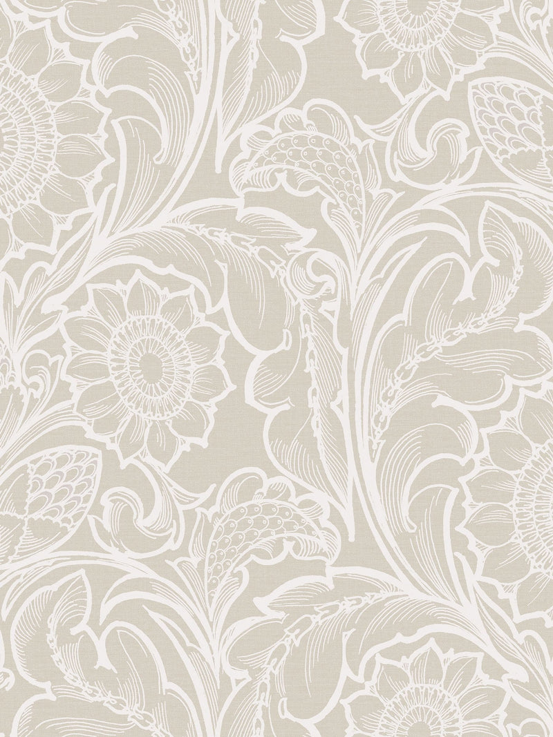 Laurence Llewelyn-Bowen Sunnyside Up floral wallpaper sample A4 (British brand)