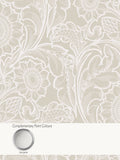 Laurence Llewelyn-Bowen Sunnyside Up floral wallpaper sample A4 (British brand)