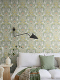 Galerie Green Sommarang 2 Floral Print A4 Wallpaper Sample