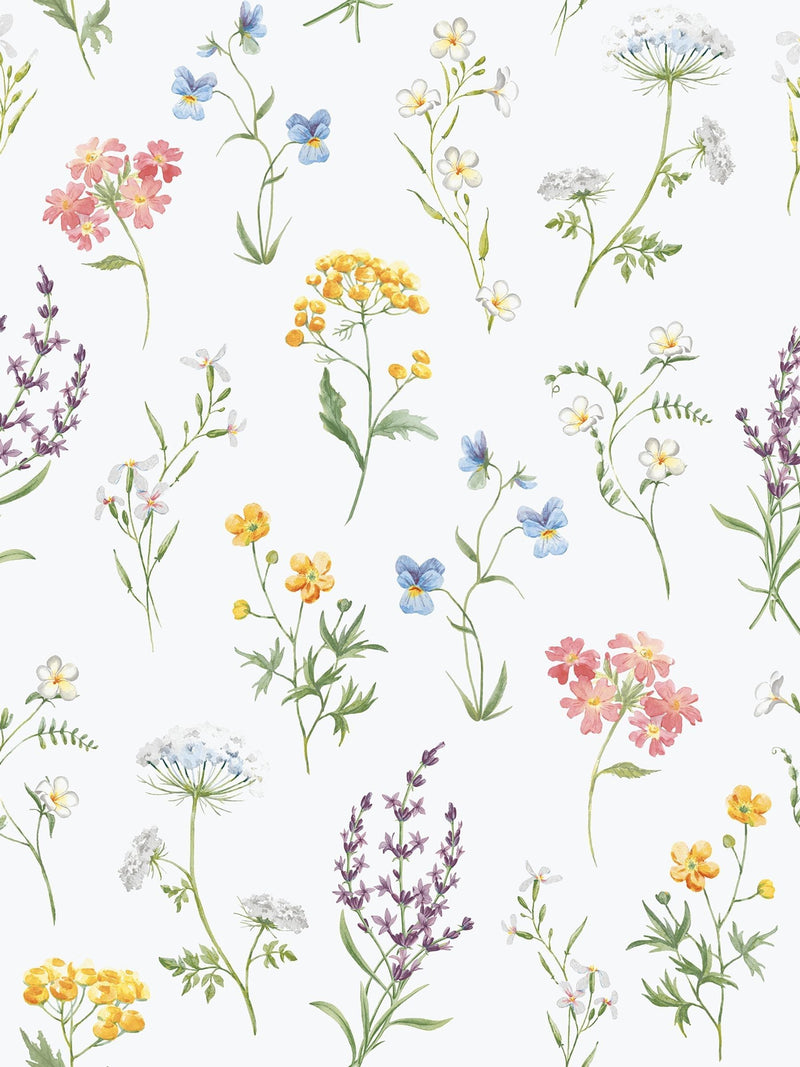 Galerie Green Spring Blossom Botanical wallpaper sample A4, UK version