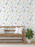 Galerie Green Spring Blossom Botanical A4 Wallpaper Sample
