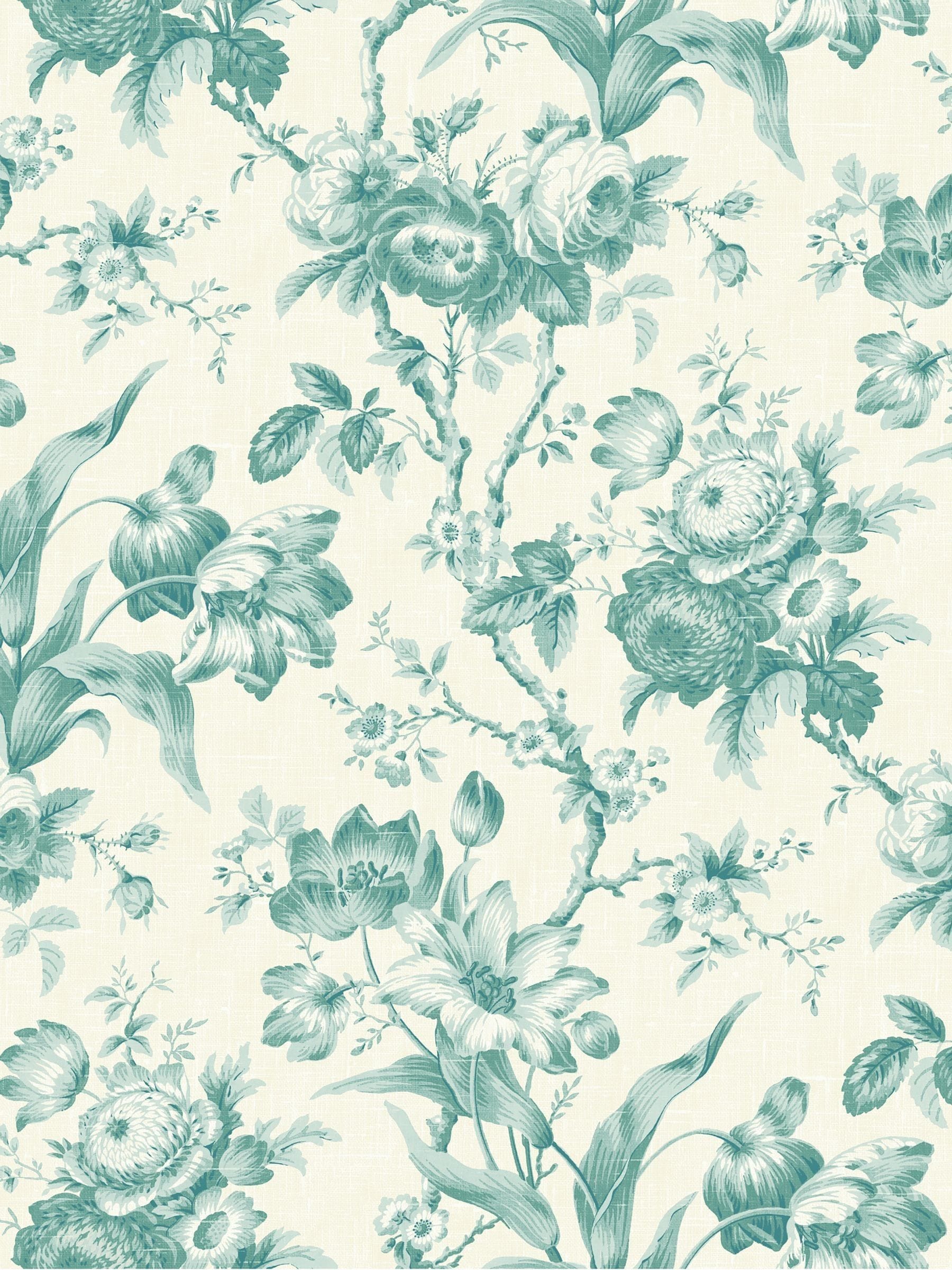 Galerie French country floral wallpaper sample A4, UK version