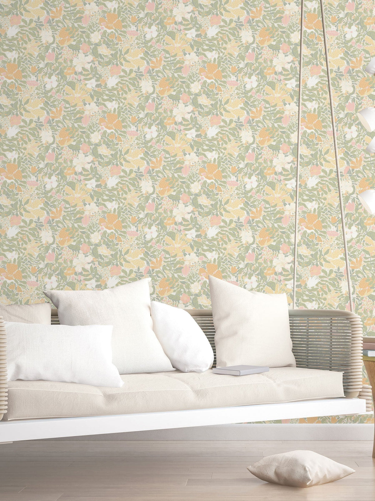 Galerie Green Sommarang wallpaper sample A4 - British product