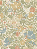 Galerie Green Sommarang floral wallpaper sample A4 - British product