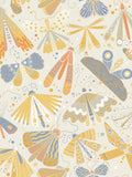 Galerie yellow Sommarang butterfly wallpaper sample A4, UK version