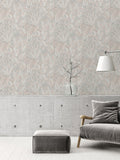 Galerie Beige Welcome Home Floral Print A4 Wallpaper Sample