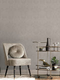 Laurence Llewelyn-Bowen Beige Damask Sauvage Flock A4 Wallpaper Sample