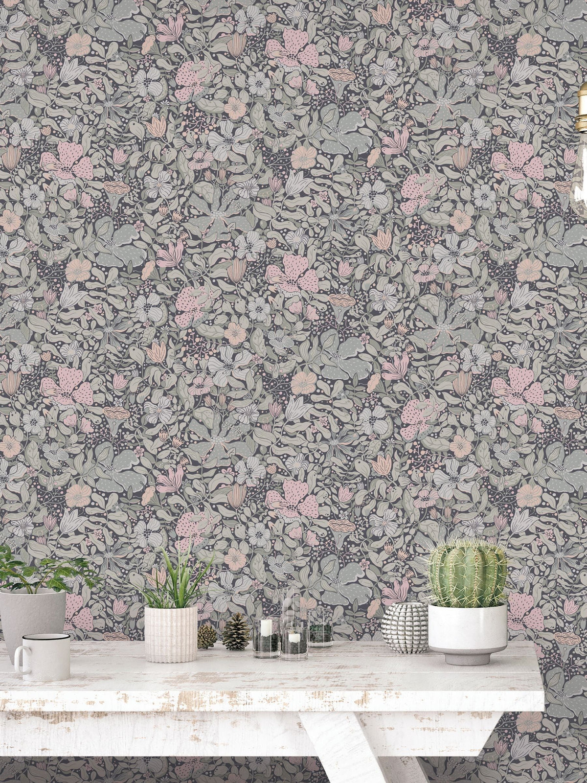 Galerie Pink Sommarang wallpaper sample A4 - British product