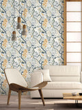 Galerie Green Sommarang 2 Floral Print Wallpaper Sample A4