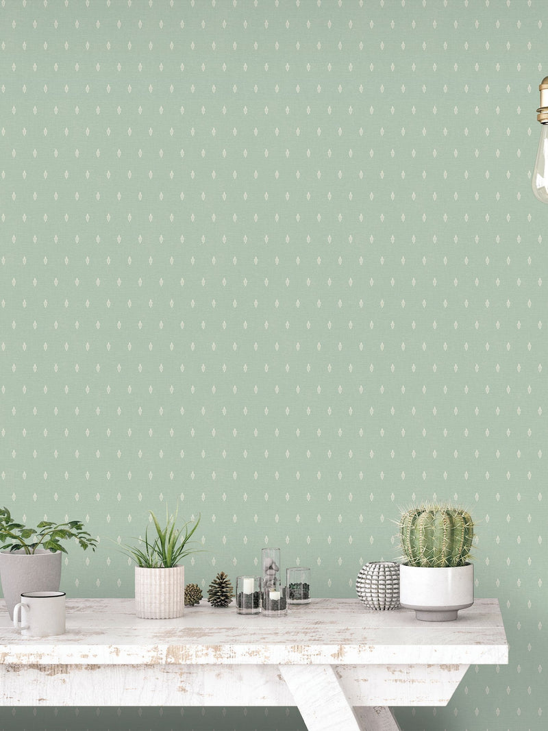 Galerie Green French Country Motif wallpaper sample A4, UK version