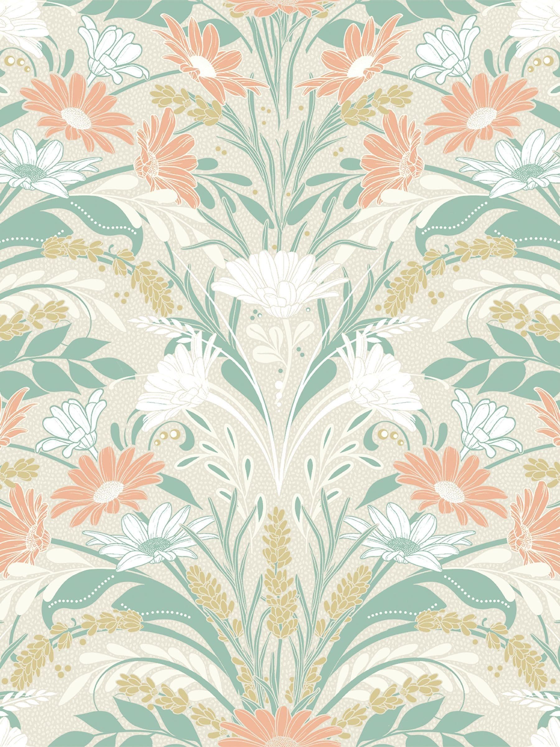 Galerie Green Sommarang wallpaper sample A4 - British product