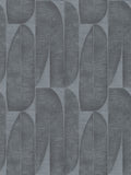 Galerie wallpaper sample Black Tree Leaf A4, imported from the UK