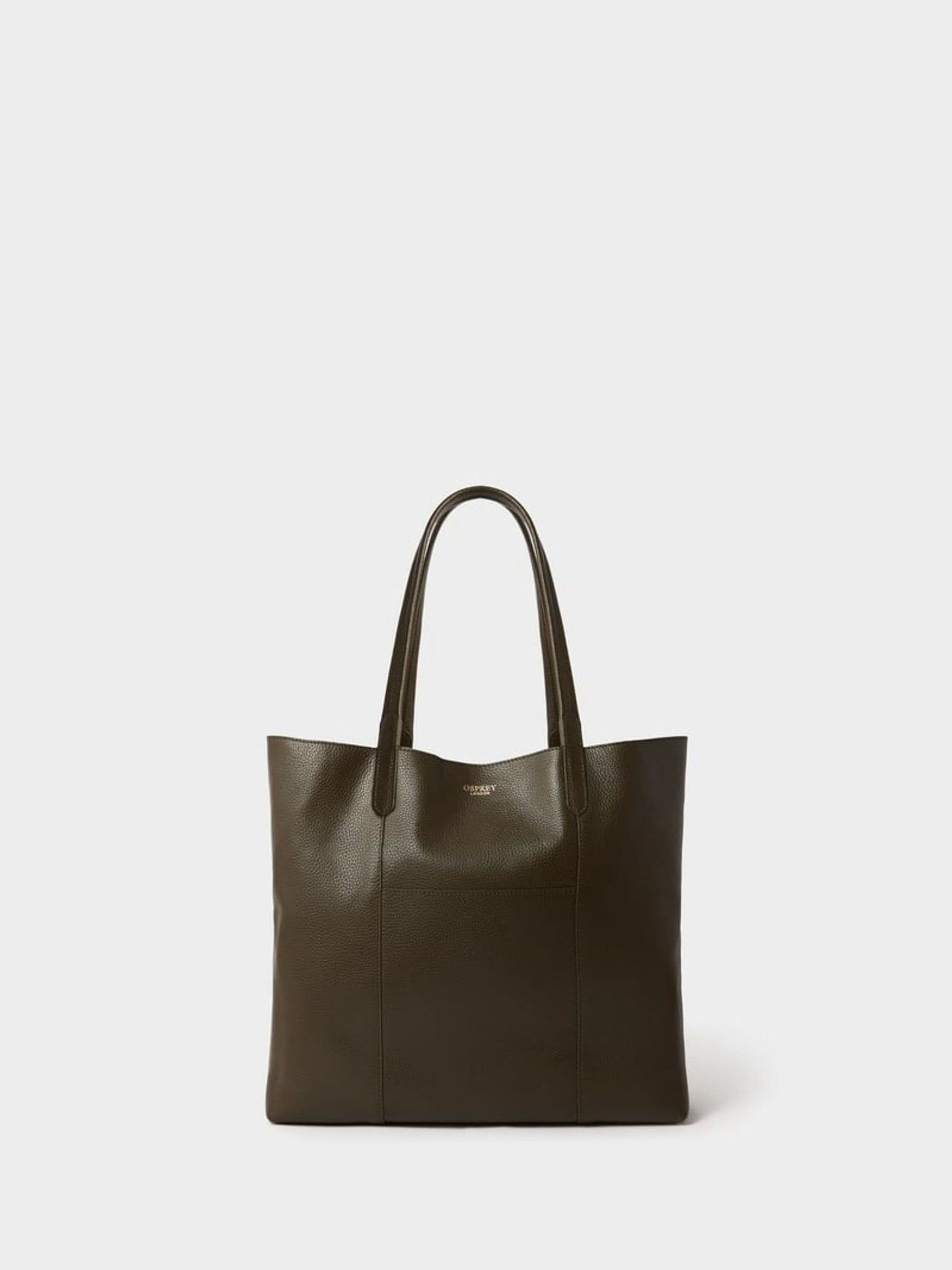 Osprey London Green The Notting Hill Leather Tote Bag