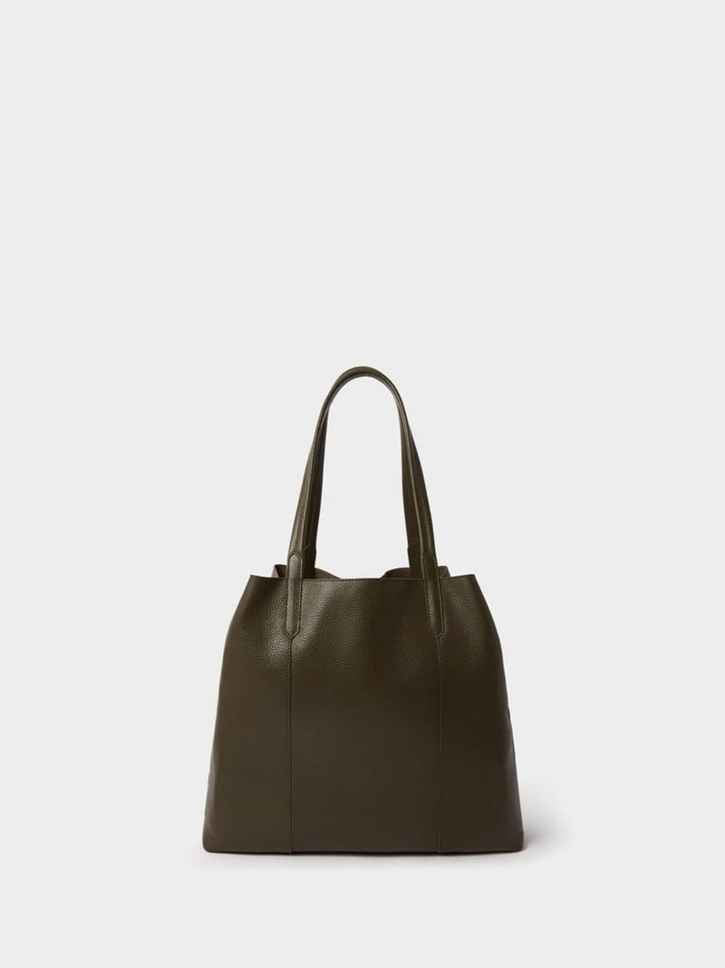 Osprey London Green The Notting Hill Leather Tote Bag