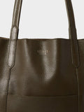 Osprey London Green The Notting Hill Leather Tote Bag