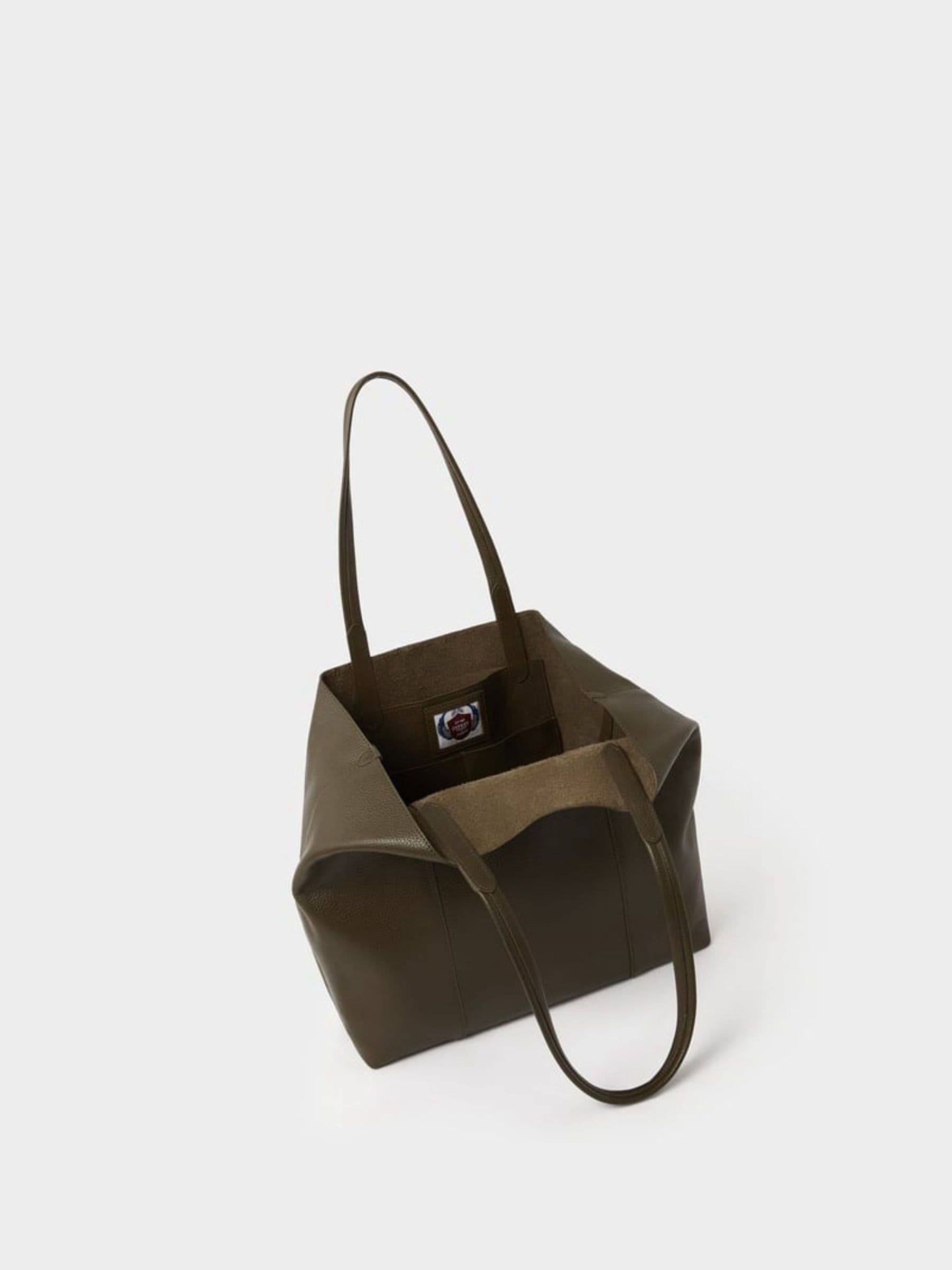 Osprey London Green The Notting Hill Leather Tote Bag