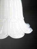 Rockett St George frosted white glass pendant light - British product