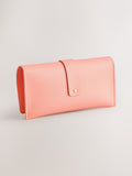 Orange sunglasses case for storage, imported from the UK