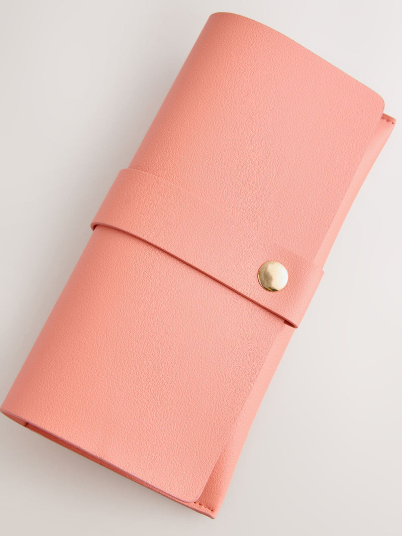 Orange sunglasses case for storage, imported from the UK