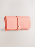 Orange sunglasses case for storage, imported from the UK