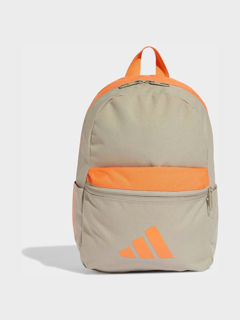 adidas Brown 3 Bar Kids Backpack