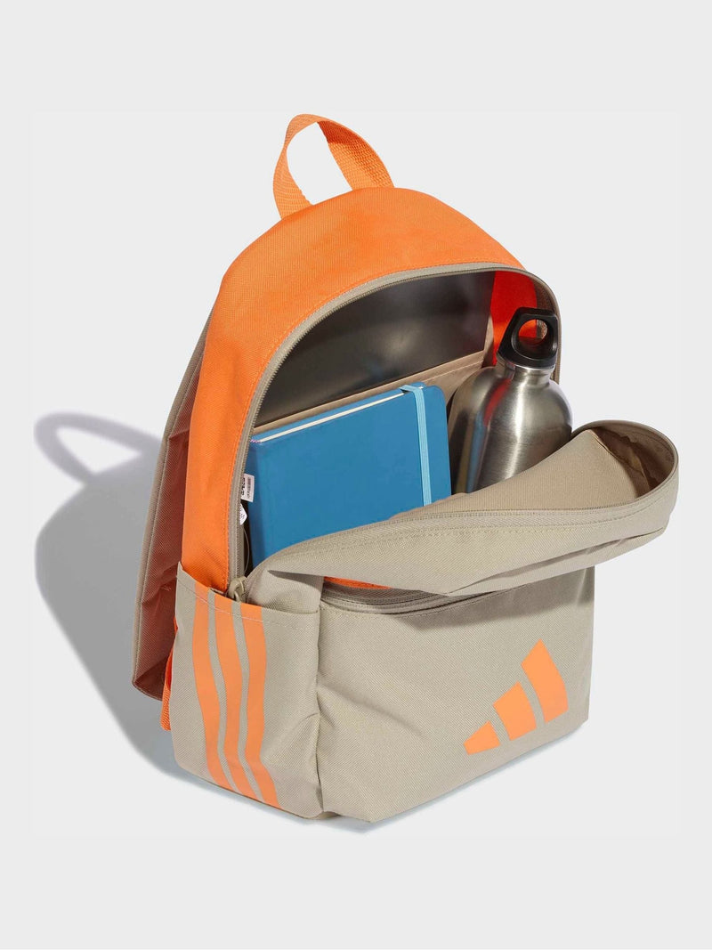 adidas Brown 3 Bar Kids Backpack