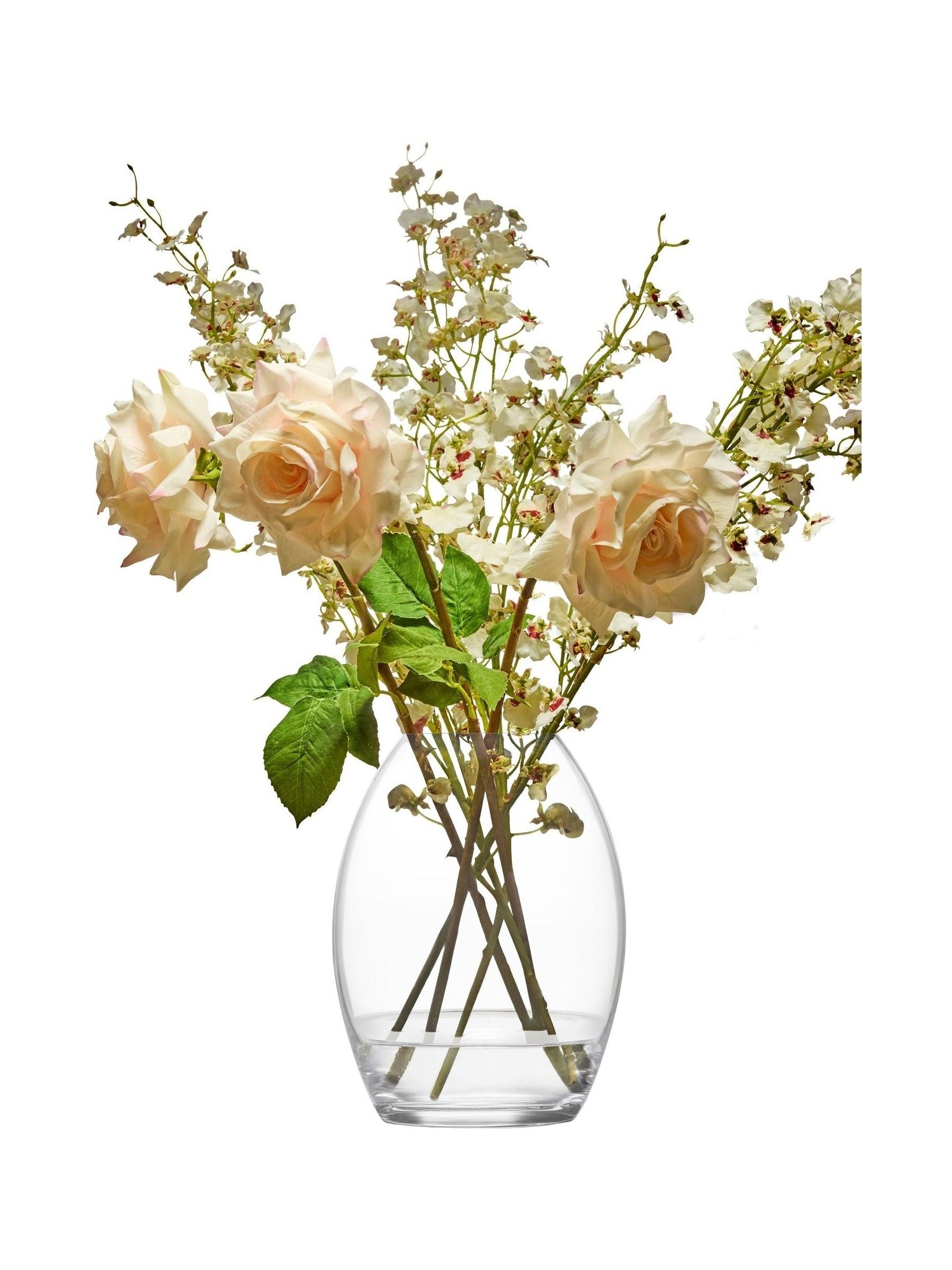 Anton Studio Designs Clear Large Highbury Vase, imported from the UK