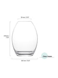 Anton Studio Designs Clear Large Highbury Vase, imported from the UK