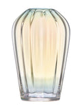 Anton Studio Designs clear glass vase with iridescent lustre (British brand)