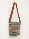 FatFace woven crossbody bag khaki green (British brand)
