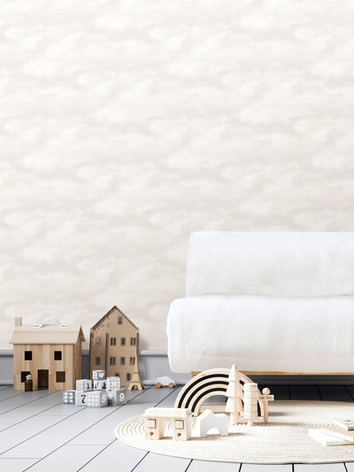 Next Style Sisters Beige Cloud Wallpaper 10m- Buy online at McGrocer