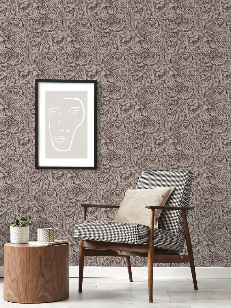 Laurence Llewelyn-Bowen Yellow Down The Dilly Floral Print Wallpaper 10m x 53cm