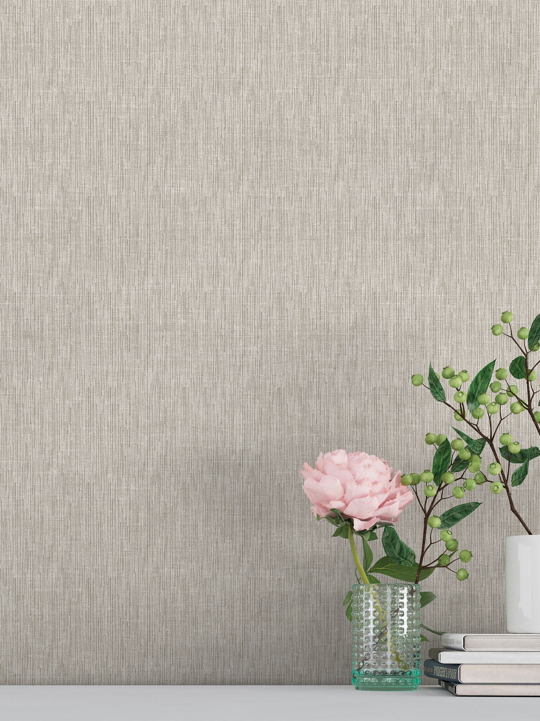 Galerie Bronze Brown Spring Blossom Plain 10M Wallpaper